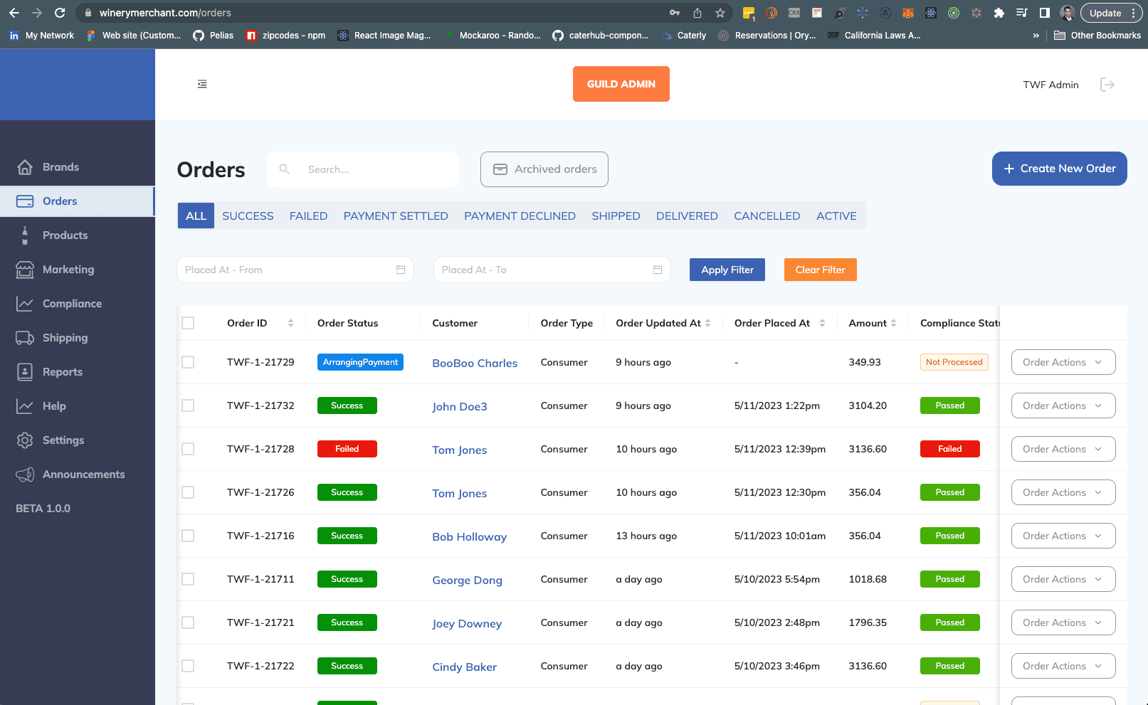 Wine Foundry Multi Vendor Shopping cart Ecommerce Solution